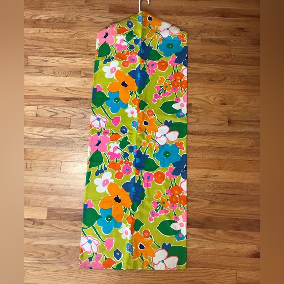 1970’s Floral Cloth Garment Bag, Vintage, hippy, retro - Picture 7 of 7
